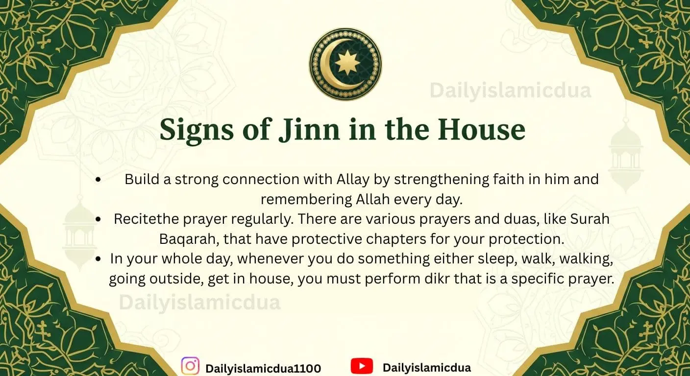 signs of Jinn in House