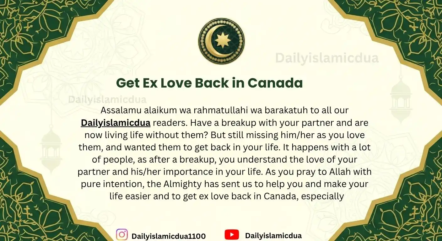 Get Ex Love Back in Canada