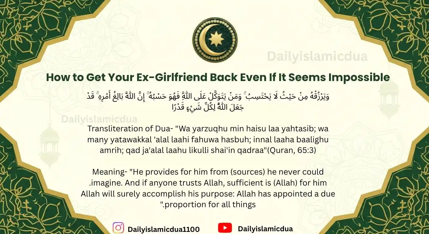how to get your ex-girlfriend back even if it seems impossible