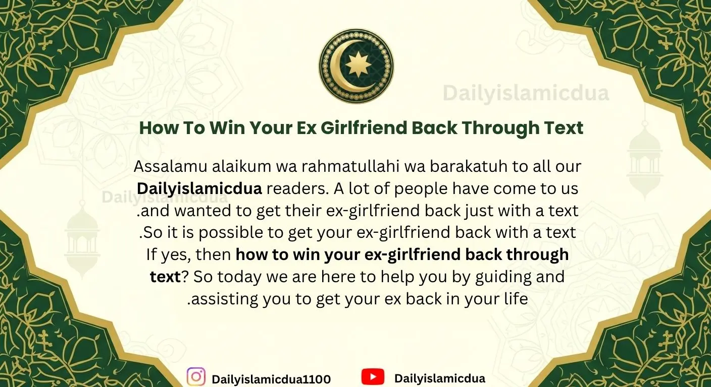 how to win your ex-girlfriend back through text