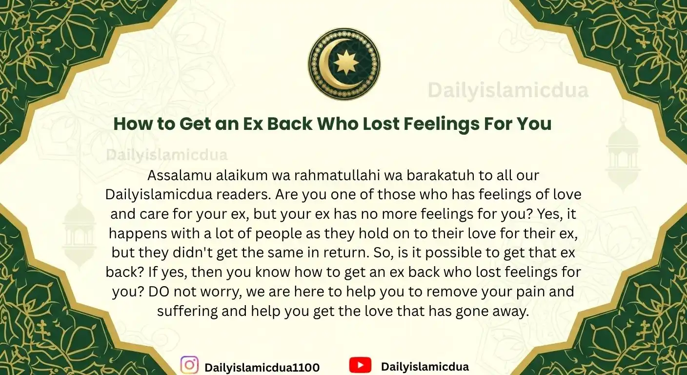 How to Get an Ex Back Who Lost Feelings For You
