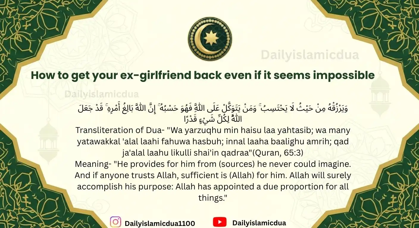 How to get your ex-girlfriend back even if